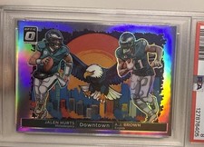 2024 DONRUSS OPTIC JALEN HURTS/AJ BROWN DOWNTOWN DUOS 🔥🔥