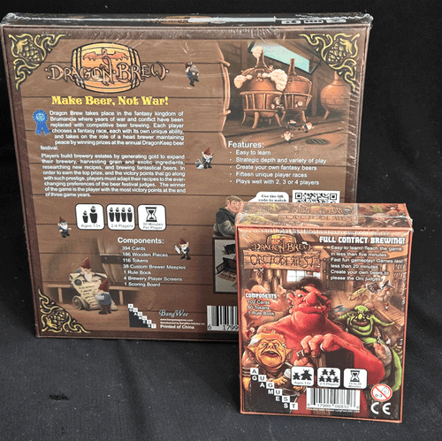 Dragon Brew & Octoberfest Expansion Strategy Board Game August Game New Sealed - Picture 2 of 2