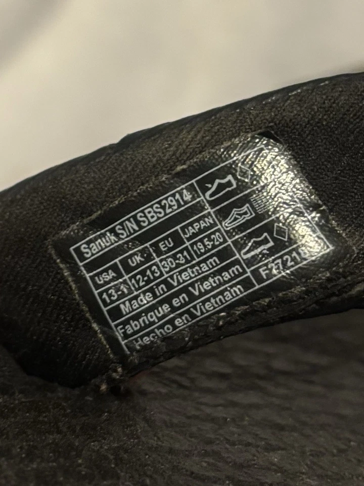 Chanclas Sanuk negras talla 13 niños Foto 3 de 3