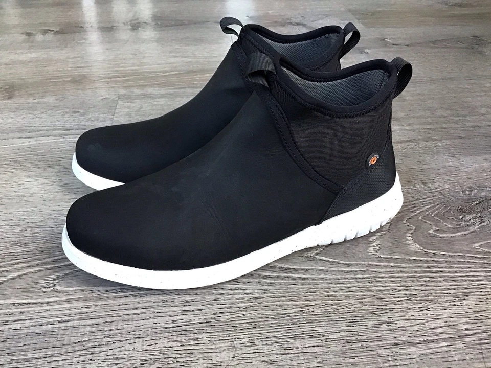 Bogs Juniper Chelsea Mujer 8.5 Cuero Impermeable Botas Tobillo Invierno Botas de Nieve Foto 4 de 4