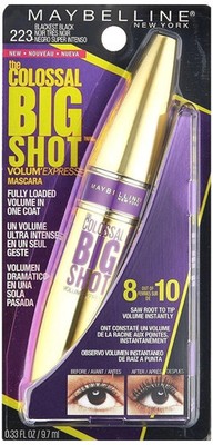 Maybelline Colossal Big Shot  Mascara - 223 Blackest Black - New SEALED