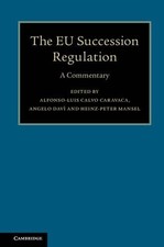 Heinz-Peter Mansel The EU Succession Regulation (Hardback) (UK IMPORT)