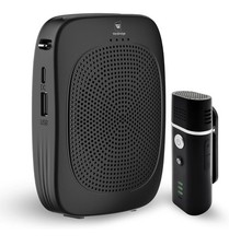 Bluetooth Voice Amplifier with Wireless Lavalier Lapel Microphone C006 NEW