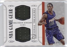 2014-15 Panini National Treasures NBA Game Gear Duals 94/99 Brandon Knight 05fy