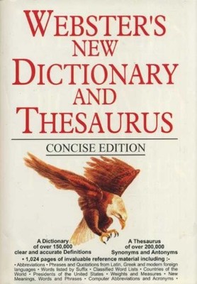 Webster's New Dictionary and Thesaurus, unknown