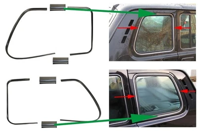 Lada Niva 5 Portes Fenêtre Chrome Fond de Disque Droite et Gauche 2131-5403130 - Photo 1/4
