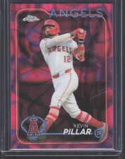 2024 Topps Chrome Update #USC65 Kevin Pillar Purple Lava Lamp Refractors #/299