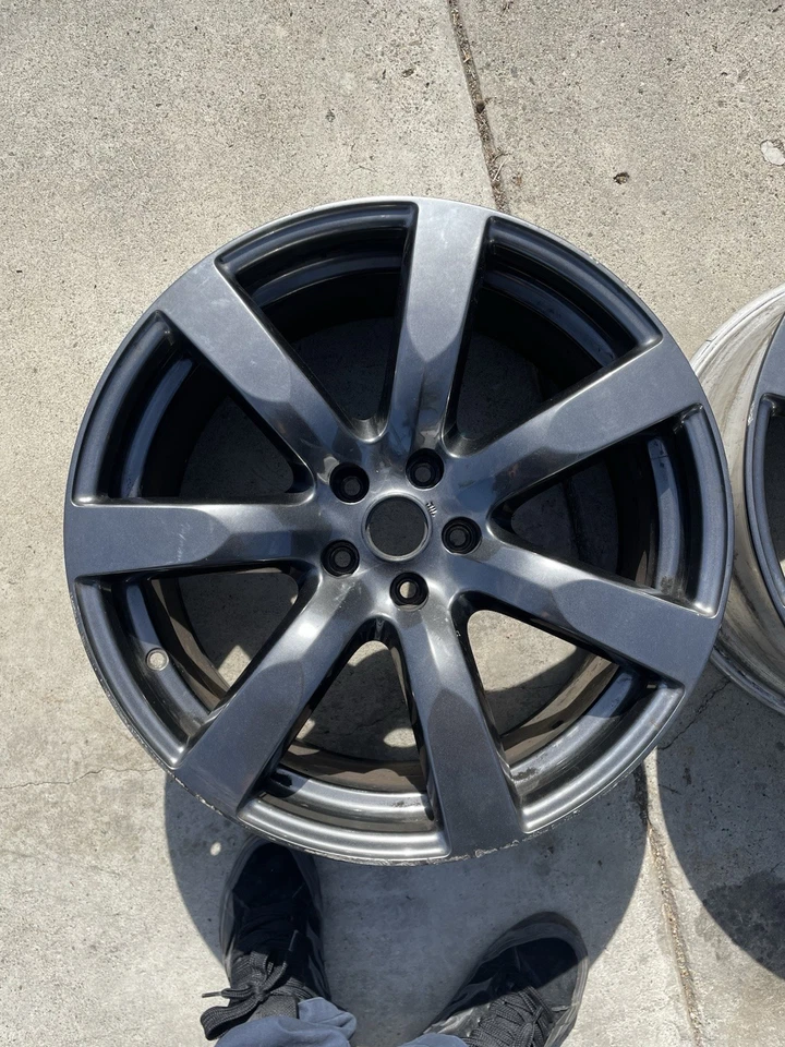 2009 2010 2011 Nissan GT-R R35 20x9.5 +45 Factory OEM CBA Front Wheel Pair 62519 - Image 3 of 4