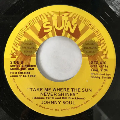 Johnny Soul Almost Called Your Name Vinyl Single 7inch Golden Treasure Series