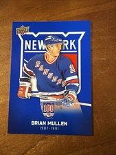 2025-26 UPPER DECK NY RANGERS CENTENNIAL BLUE PARALLEL SP BRIAN MULLEN #31