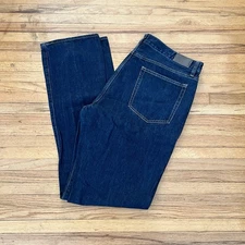 J CREW Denim Blue Jeans The Bleecker Stretch Straight Leg Mens Size 36 x 36