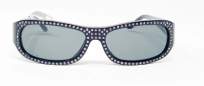 Danish Sunglasses with Swarovski Crystal Studded Frames, Black Shades