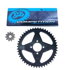 Yamaha DT50MX chain & sprocket kit (1988-1995) TVH chain