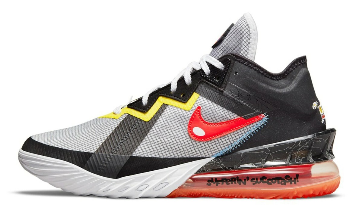 NIKE
LeBron 18 Low \'Sylvester vs Tweety Space Jam\' Athletic Sneakers Nike Lebron 18 Low Sylvester vs Tweety Space Jam - CV7562-103 main image 2