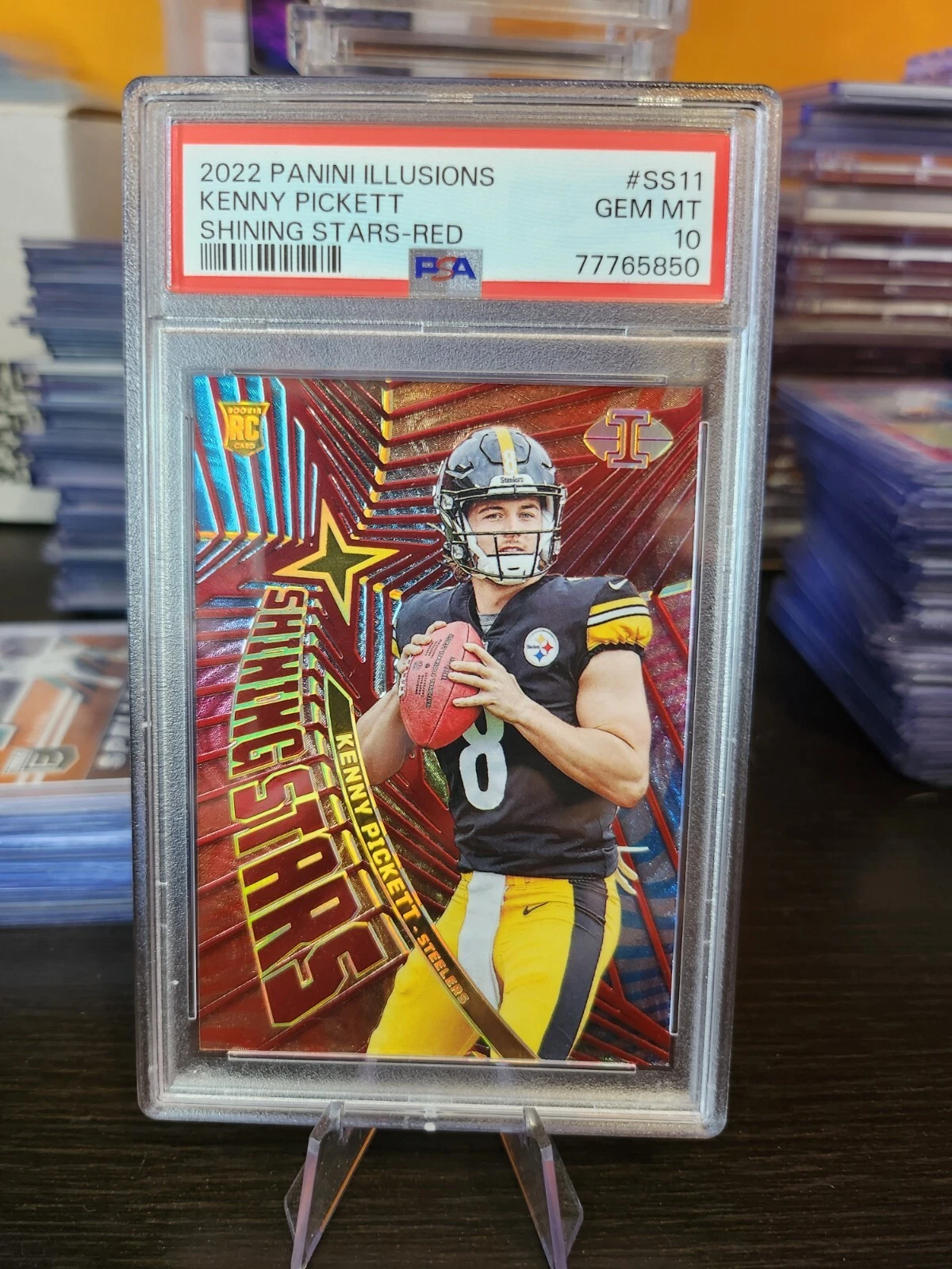 Kenny Pickett Panini Illusions Shining Stars #SS11 Red