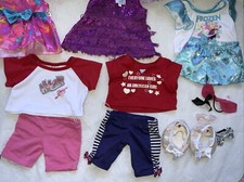 Build a Bear BABW CLOTHING LOT FOR GIRLS Dress Shoes Accessories Lot 5