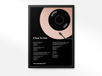 Individueller Vinyl Text Musik Druck, Valentinstag Geschenk, personalisierte Schallplatte Kunst,