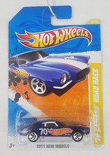 2011 New Models Hot Wheels '70 Camaro Road Race Blue NOC