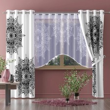 Gardinen Vorhänge Fertiggardinen Schiebevorhang Schiebegardine  Gardinen Set A&G