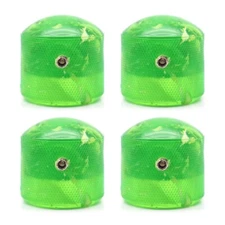 4Pcs Electric Guitar Knobs Bass Knobs Plastics Volume Tone Control Knobs Green