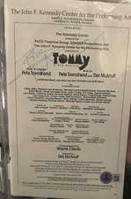 BECKETT AUTHENTIC PETE TOWNSHEND Signed  Tommy Broadway The WHO Playbill