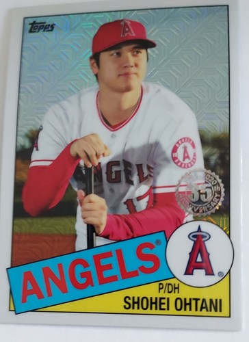 SHOHEI OHTANI 2020 Topps Series 1 SILVER PACK 1985 Chrome MOJO Refractor #85C-2