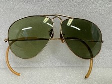 Vintage Original 1950 s Ray Ban Aviator Sunglasses 1/10 12K GF S/C - AS-IS