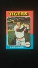1975 Topps Baseball card # 293 Dick Sharon  ( G to VG)