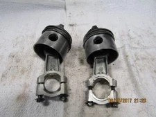 1972 JOHNSON 9.5 HP PISTONS AND CONNECTING RODS PART# 379134 AND 380017 USED