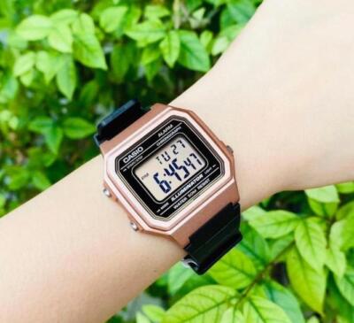 CASIO Herrenuhr W-217HM – Digital-Quarz, Resin-Armband, Wasserdicht 5 Bar, Mit Alarm & Beleuchtung