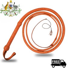 Bull Whip 06 feet long 16 strands Genuine Real Cow Leather Stock Whip Heavy Whip