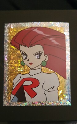 1999 Merlin Topps Pokemon Sticker Holo Jessie #35