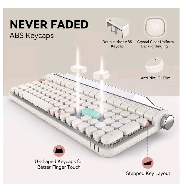Mechanical Gaming Keyboard with Brown Switches for Multi OS Compatibility