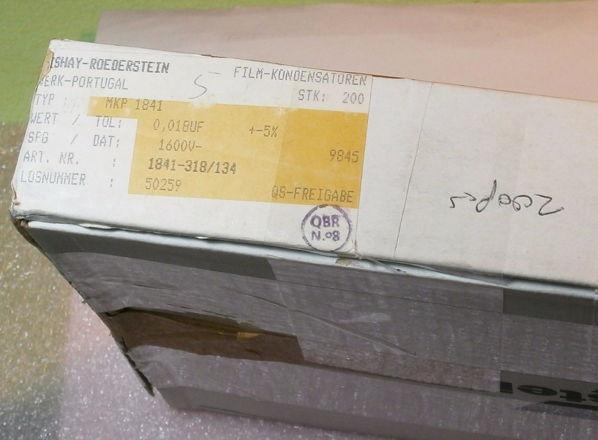 Condensatore a film di polipropilene metallizzato - HY1 - Hengyi