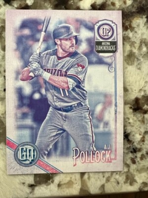 2018 TOPPS GYPSY QUEEN MISSING BLACKPLATE CARD DIAMONDBACKS AJ POLLOCK #232