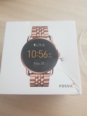 Fossil Q Wander Smartwatch (45mm Rose Gold Case, Light Brown Leather Band)  - EXPANSYS Hong Kong