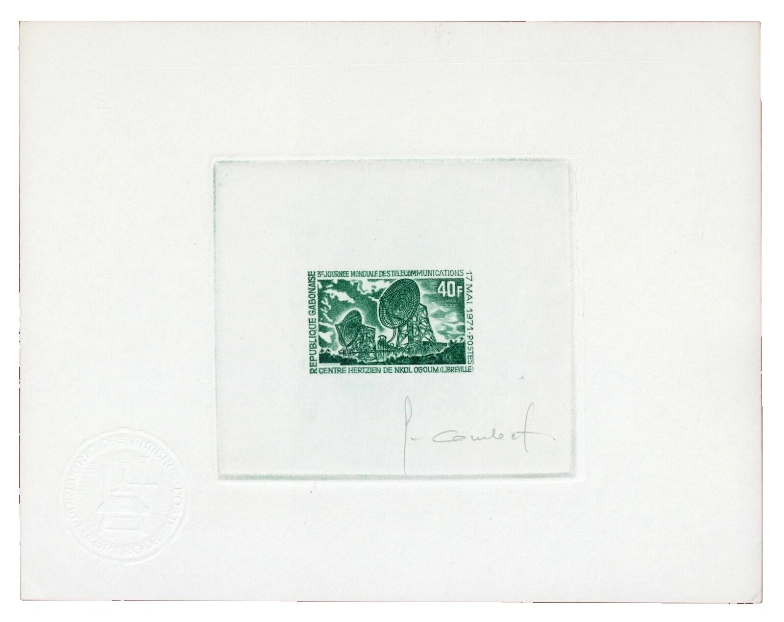 La comunicación en excelente estado nunca abisagrado/estampillada sin montar o nunca montada Sellos De Prueba, ensayo