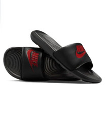 Nike Men's Victori One Slides Black/Red CN9675-004 j