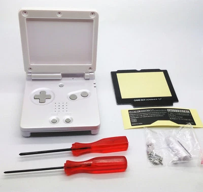 FOR GBA SP Nueva carcasa blanca para consola Nintendo Gameboy Advance SP GBA SP