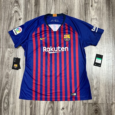 Nike FC Barcelona ユニフォーム Nike SW Player Edition 18-19 Barcelona Home Men's 894417-456 | eBay