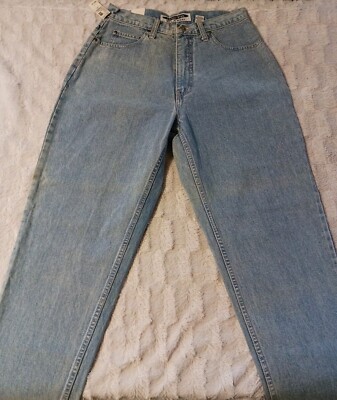 VTG Anchor Blue Baggy Relaxed Mom Jeans Women 13 Medium