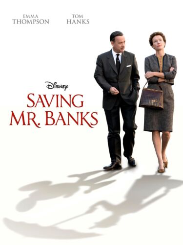 Saving Mr. Banks (Blu-ray Disc, 2014) Tom Hanks as Walt Disney, & Emma Thompson - Picture 1 of 1