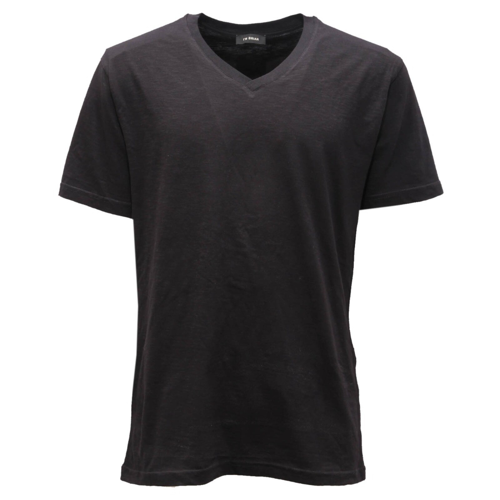 9771AG maglia uomo IM BRIAN черная хлопковая футболка для мужчин 9590₽