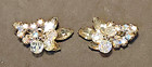Juliana D & E Earrings Smokey Rhinestone & Dangle Crystal Aurora Borealis Clip — photo 3