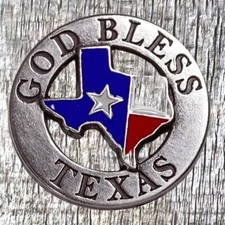 Texas Conchos GOD BLESS TEXAS CON922-A