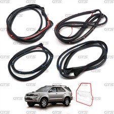 For Toyota Fortuner Tgn51 2006 - 15 Set 4 Door Rubber Seal Weatherstrip For Toyota Fortuner Tgn51 2006 - 15 Set 4 Door Rubber Seal Weatherstrip