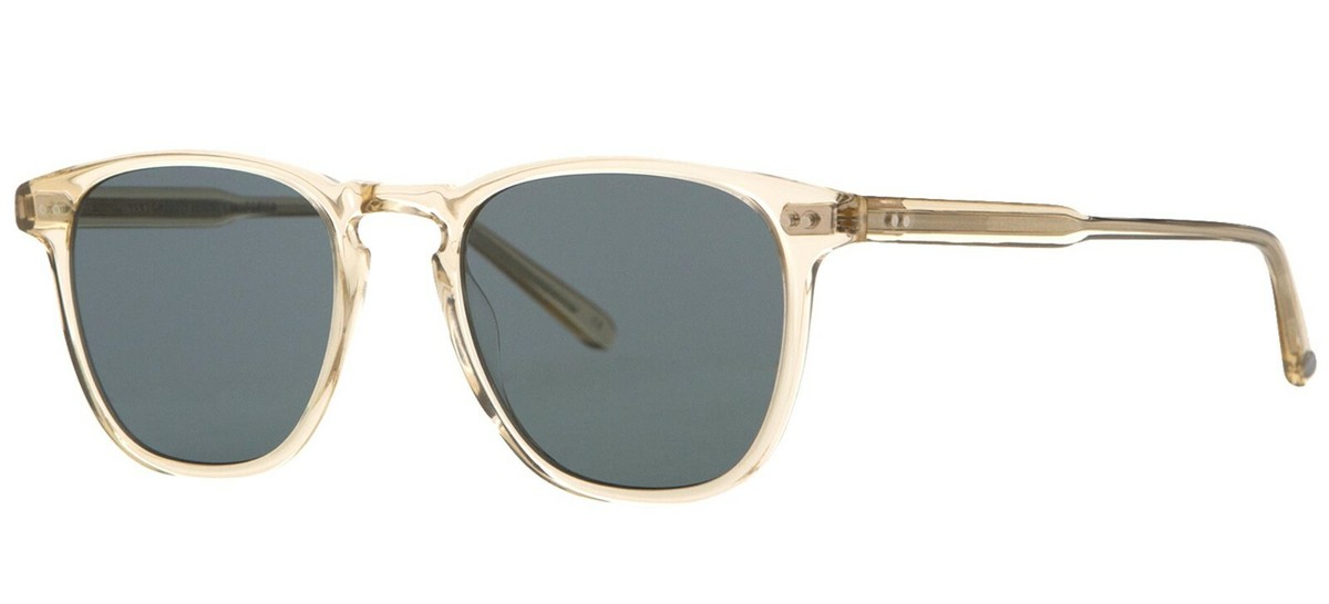 Garrett Leight BROOKS SUN Champagne/Semi-Flat Blue Smoke (CH/SFBS