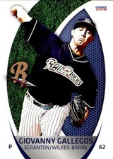 2018 Scranton/Wilkes-Barre RailRiders #27 Giovanny Gallegos Obregon Mexico Card