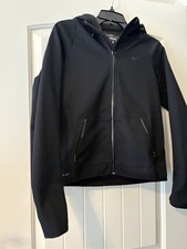 Women s Nike Storm fit black soft shell Full Zip jacket size S thumb holes