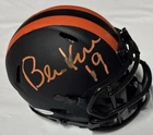 Bernie Kosar Autographed Cleveland Browns Eclipse Mini Helmet - Beckett Witness
